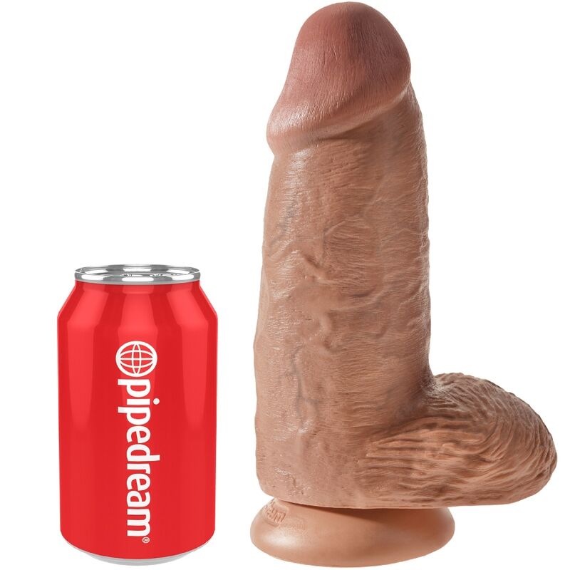 KING COCK PeNIS GORDINHO REALISTA 23 CM CARAMELO