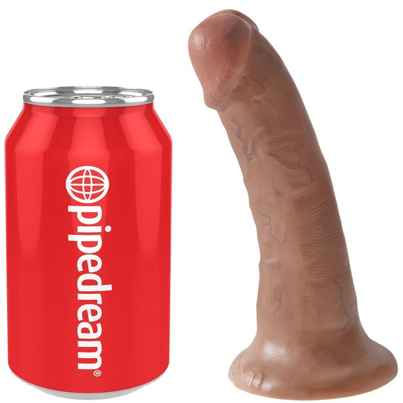 KING COCK PeNIS REALiSTICO 15 CM CARAMELO