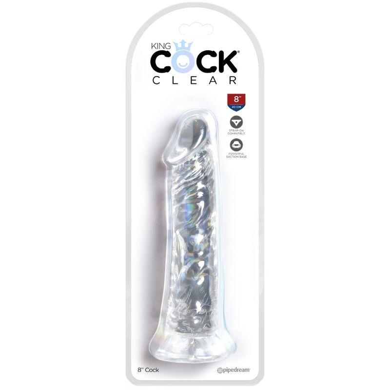 KING COCK PeNIS REALISTA CLARO 197 CM TRANSPARENTE