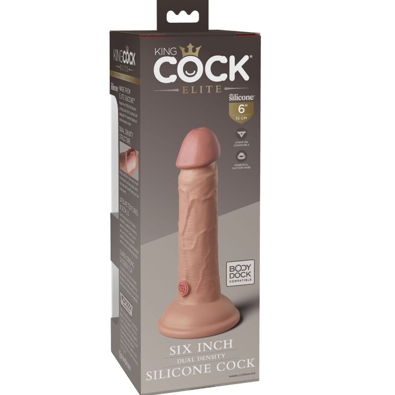 KING COCK ELITE DILDO DE SILICONE REALISTA 152 CM