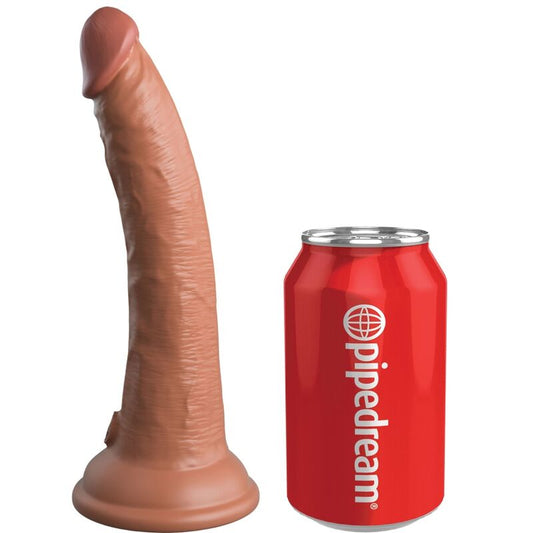 KING COCK ELITE DILDO DE SILICONE REALiSTICO 178 CM CARAMELO