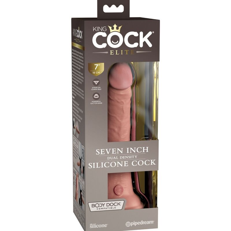 KING COCK ELITE DILDO SILICONE REALISTA 178 CM