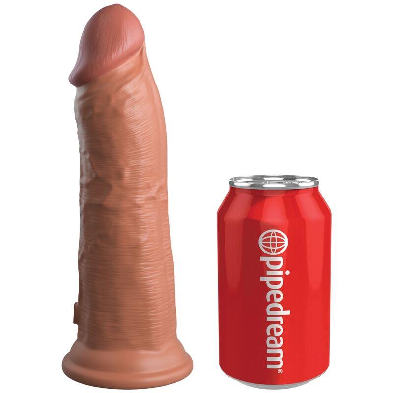 KING COCK ELITE DILDO DE SILICONE REALISTA 203 CM CARAMELO