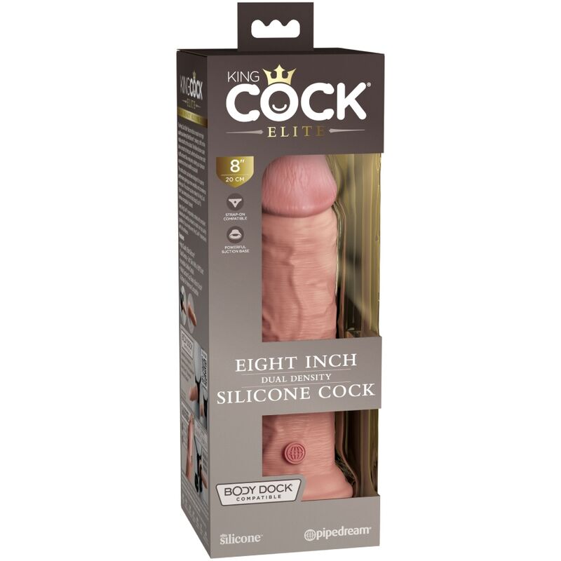 KING COCK ELITE DILDO SILICONE REALISTA 203 CM