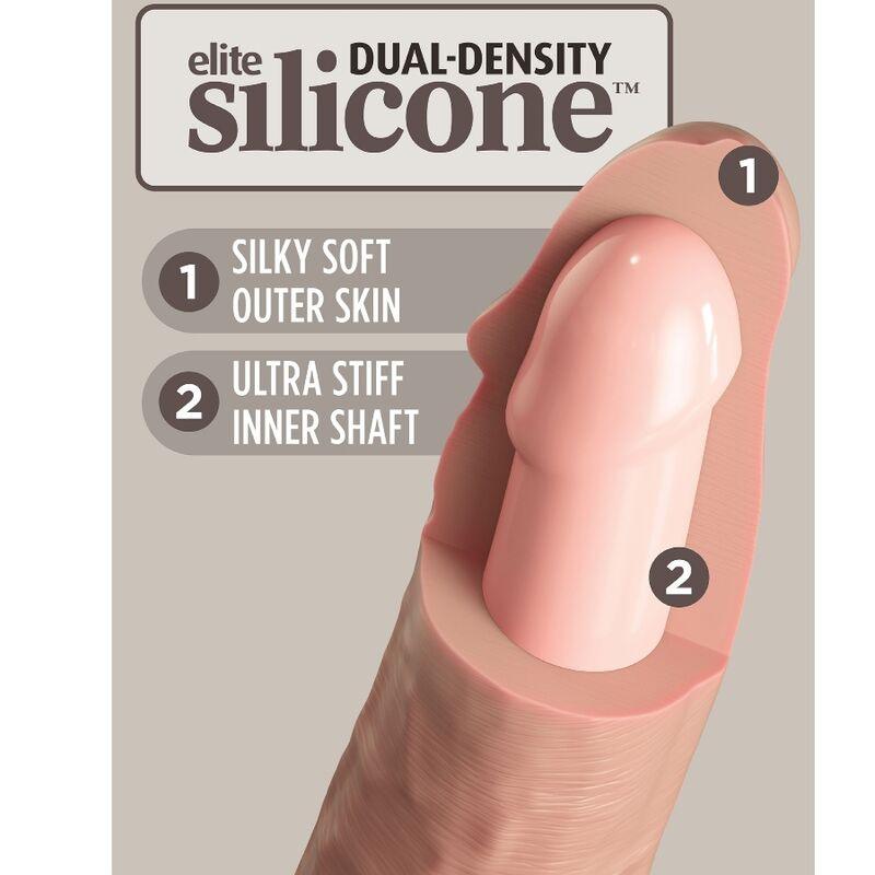 KING COCK ELITE DILDO SILICONE REALISTA 254 CM