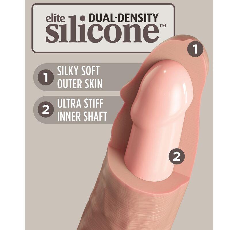 KING COCK ELITE VIBRADOR REALiSTICO E SILICONE 152 CM