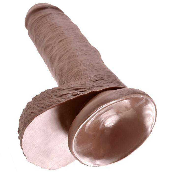 KING COCK 7 DILDO CASTANHO COM BOLAS 178 CM