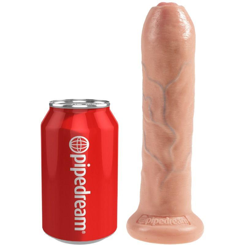 KING COCK DILDO REALiSTICO CARNE SEM CORTES 21 CM