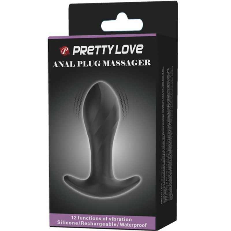 PRETTY LOVE VIBRADOR ANAL PRETO PRETO AMOR