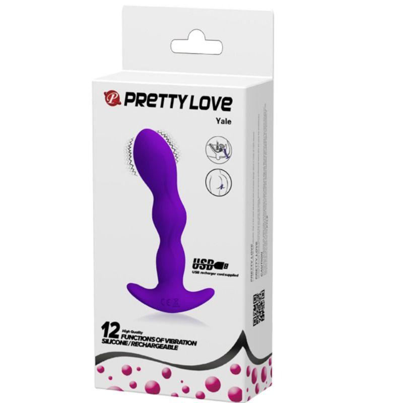 PRETTY LOVE ANAL MASSAGER 12 MODOS DE VIBRAO LILAC