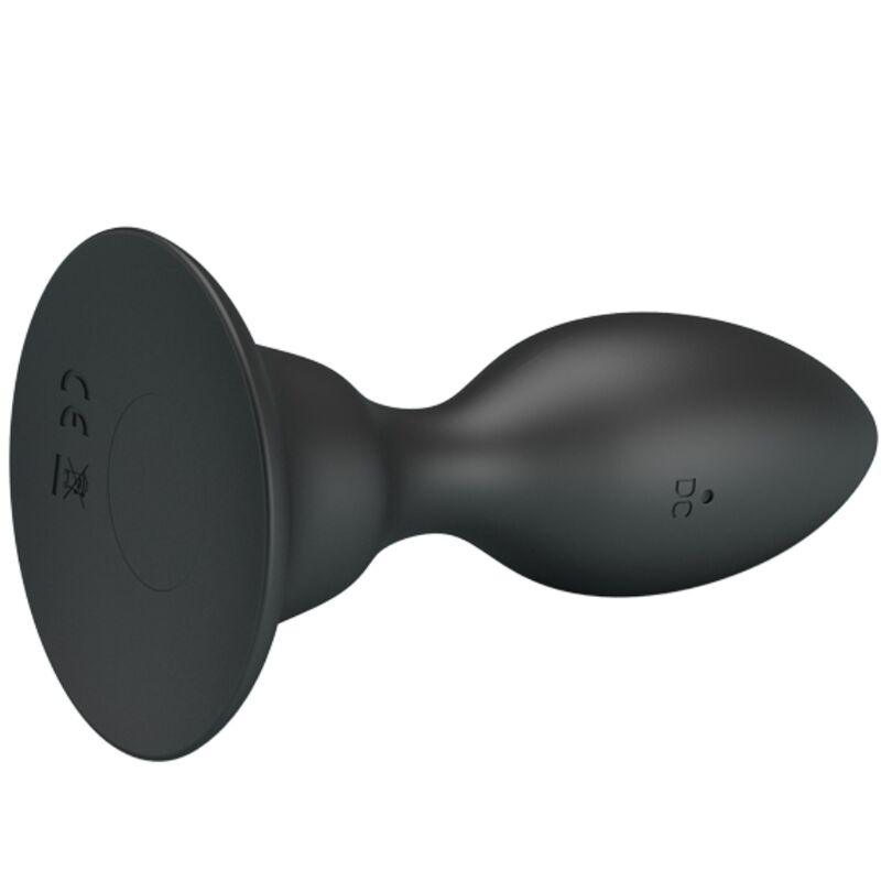 MR PLAY PLUG ANAL COM CONTROLE REMOTO VIBRAO PRETO