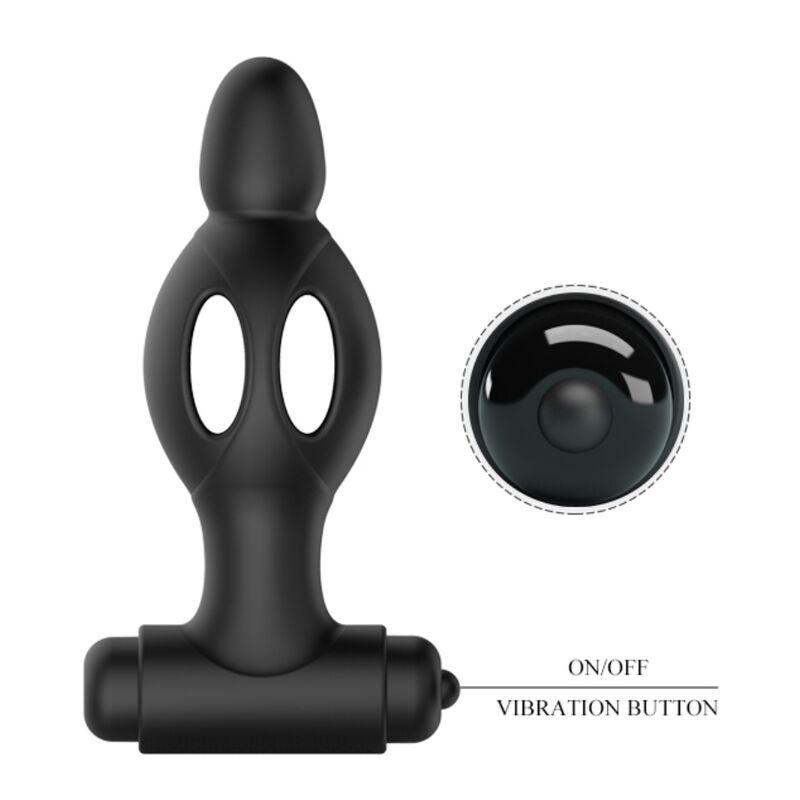 MR PLAY PLUG ANAL DE SILICONE COM VIBRAO