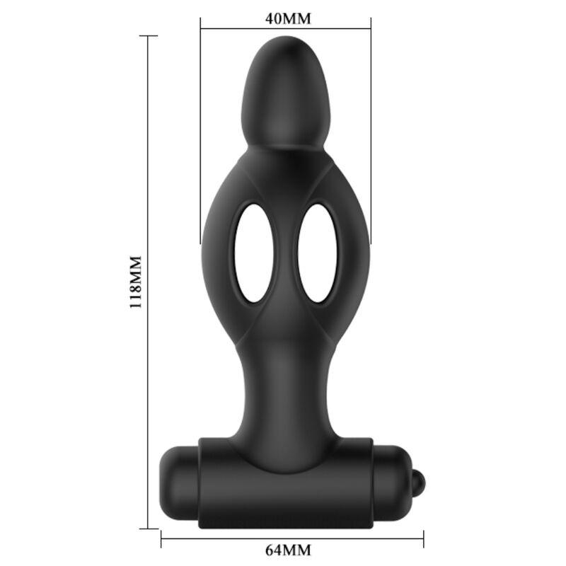 MR PLAY PLUG ANAL DE SILICONE COM VIBRAO