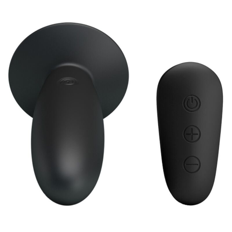 MR PLAY PLUG ANAL COM CONTROLE REMOTO VIBRAO PRETO