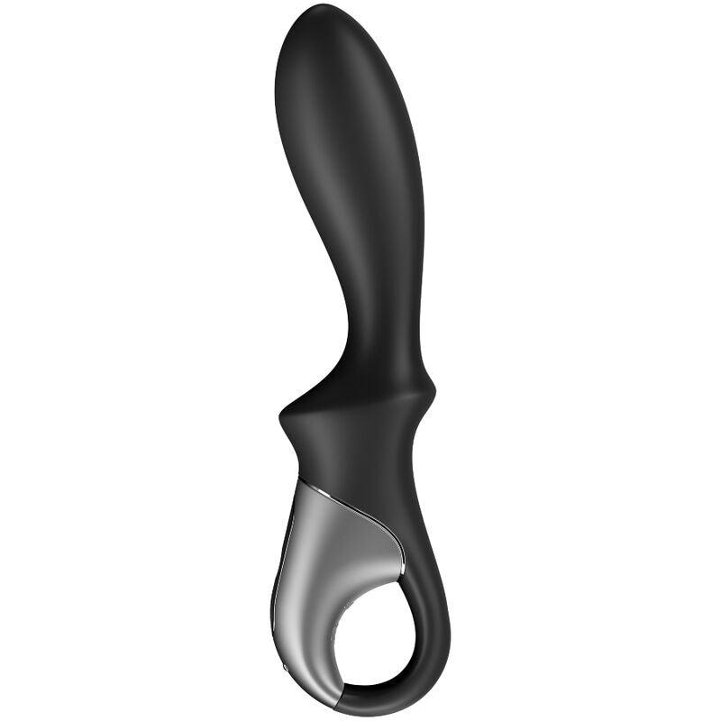 SATISFYER APLICATIVO VIBRADOR ANAL HEAT CLIMAX PRETO