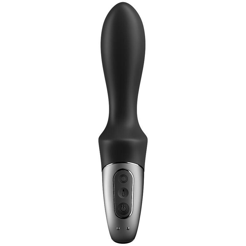 SATISFYER APLICATIVO VIBRADOR ANAL HEAT CLIMAX PRETO