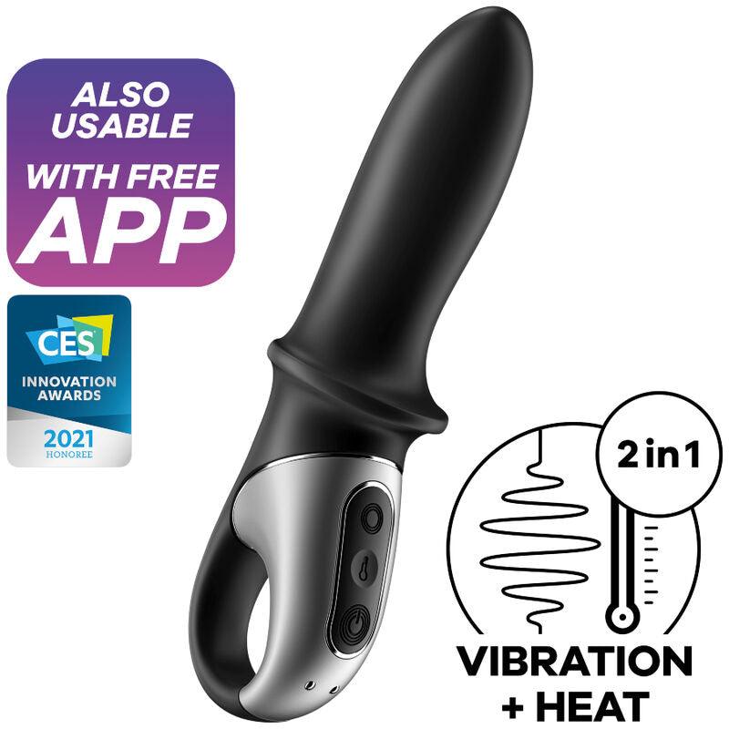 SATISFYER APLICATIVO VIBRADOR ANAL HOT PASSION PRETO