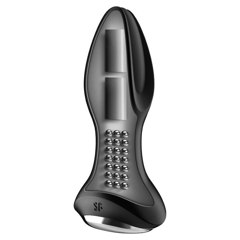 SATISFYER ROTATOR PLUG 2 PLUG VIBRADOR APP NEGRO