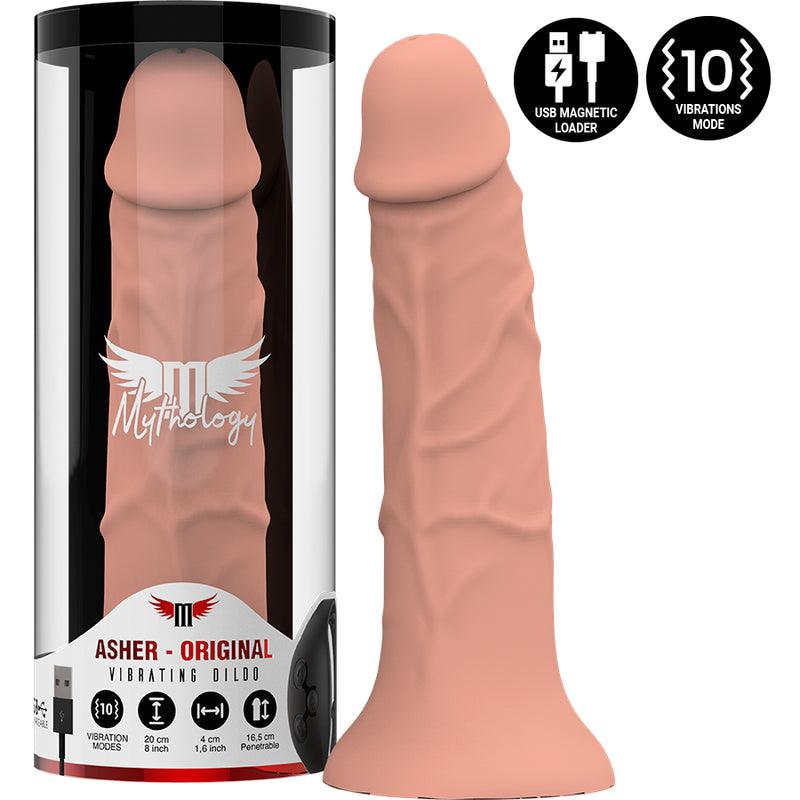 MYTHOLOGY ASHER ORIGINAL DILDO M VIBRADOR COMPATiVEL COM A TECNOLOGIA WATCHME WIRELESS