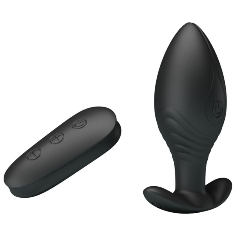 PRETTY LOVE VIBRADOR RECARREGVEL REGINA ANAL PLUG PRETO