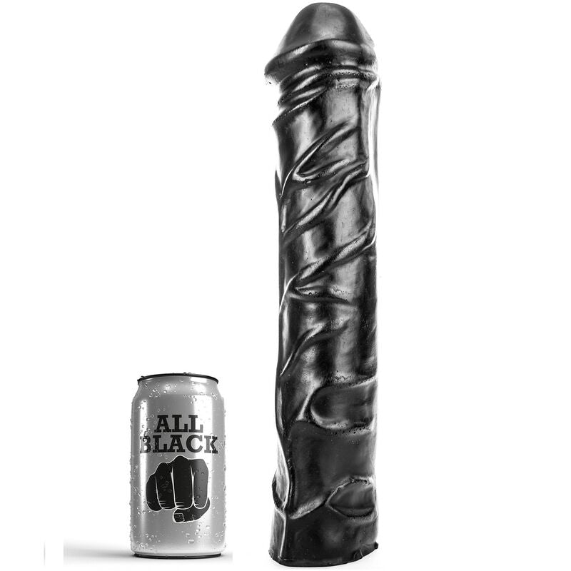 ALL BLACK DILDO GIGANTE SOFT FISTING 32 CM