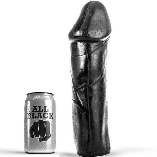 ALL BLACK DONG 28 CM SEM TESTiCULOS