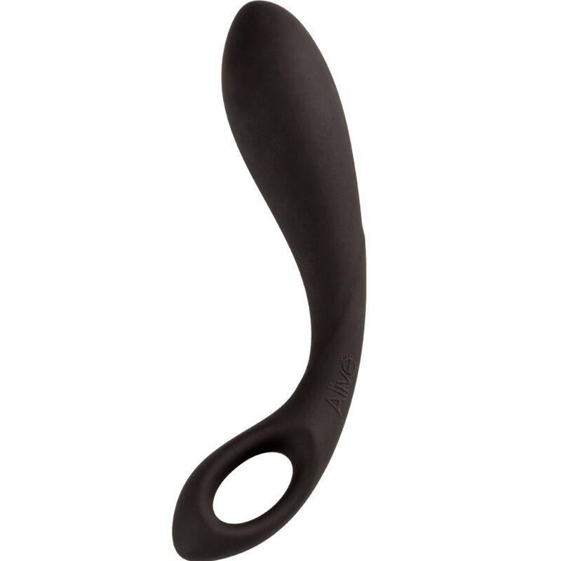 ALIVE MASSAGEM ANAL CORACaO NEGRO 15 CM