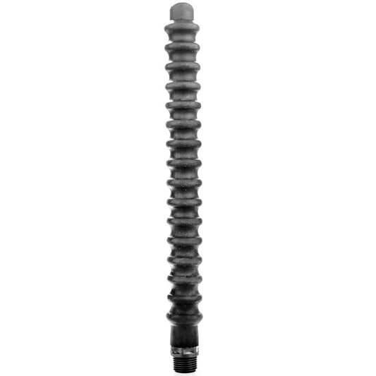 ALL BLACK MEGA RIPPLE SHOWER ANAL SILICONE 285 CM