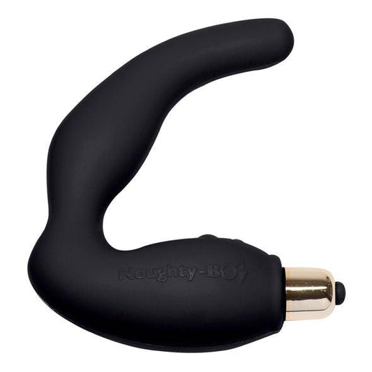 ROCKS OFF NAUGHTY BOY MASCULINO G SPOT MASSAGER 7 V PRETO