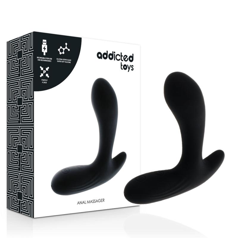 ADDICTED TOYS MASSAGER ANAL VIBRAO PRETA