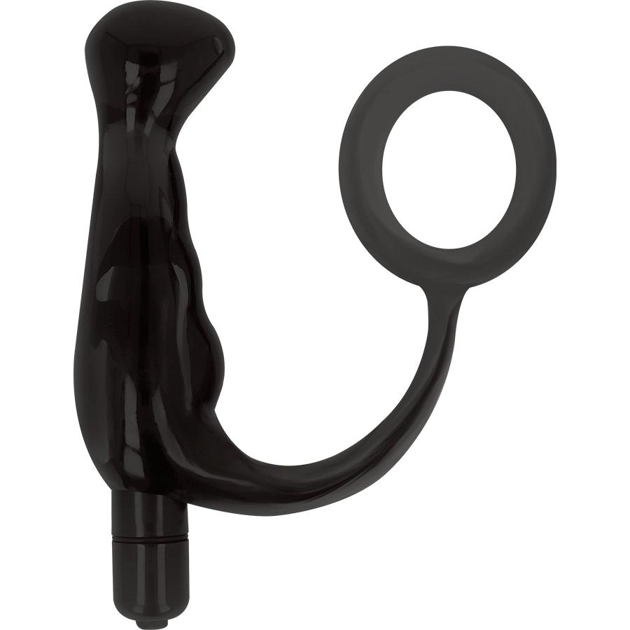 ADDICTED TOYS VIBRADOR PROST TICO PRETO 10 CM