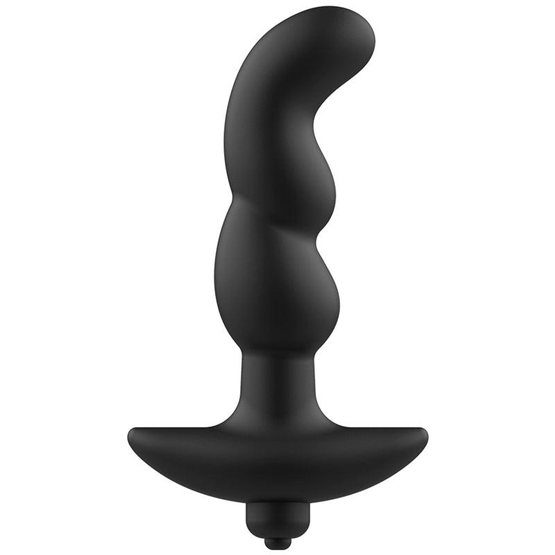 ADDICTED TOYS MASSAGER ANAL COM VIBRAO PRETA MODELO 2