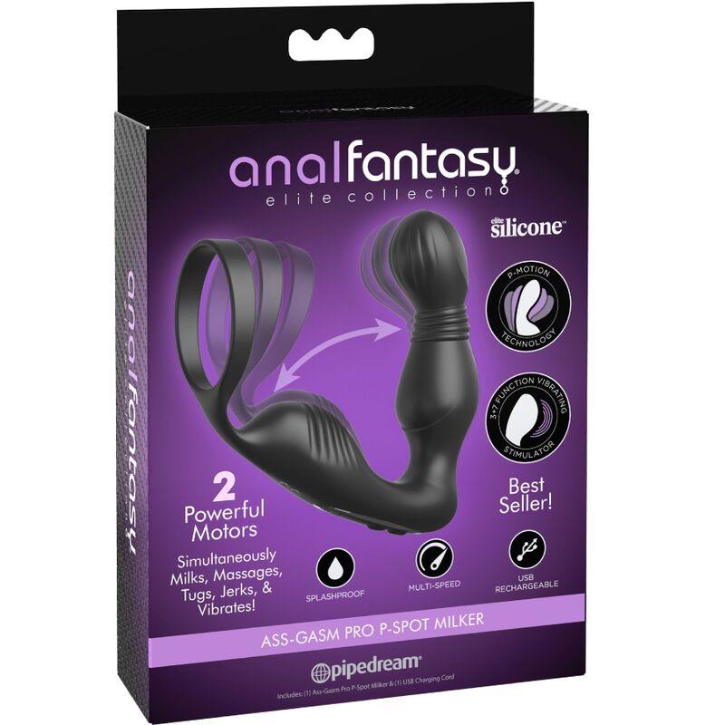 ANAL FANTASY ELITE COLLECTION MASSAGEADOR DE PRoSTATA VIBRANTE E RECARREGVEL