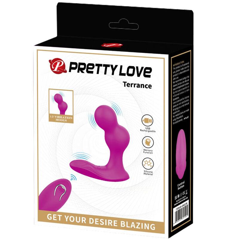 PRETTY LOVE MASSAGER VIBRADOR ANAL TERRANCE COM CONTROLE REMOTO