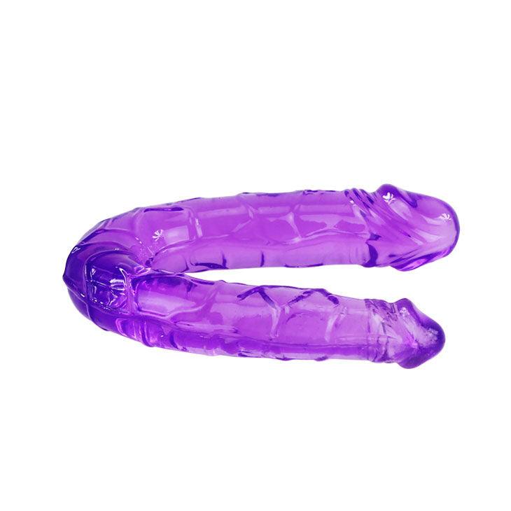 BAILE DILDO DUPLO EM GELeIA FLEXiVEL LILS