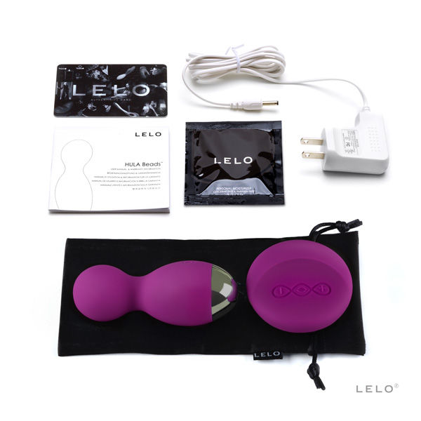 LELO BADGE HULA BOLAS DEEP ROSE