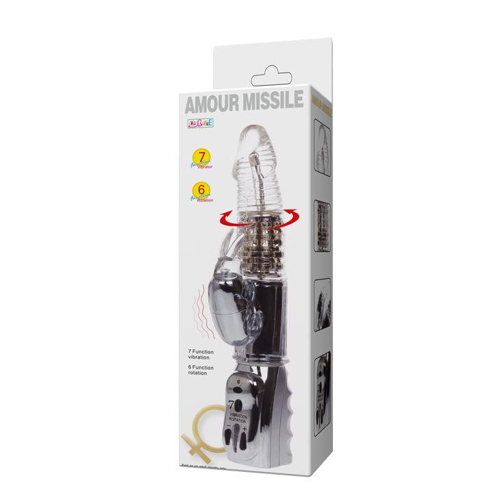 BAILE ROTADOR TRANSPARENTE AMOUR MISSILE 265 CM