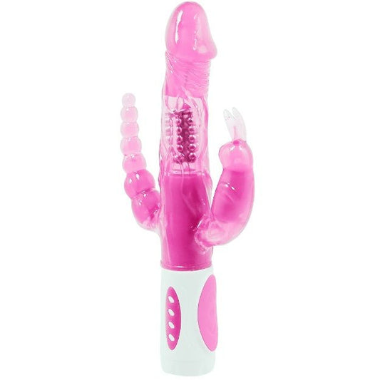 BAILE PRETTY BUNNY TRIPLO VIBRADOR ROTADOR