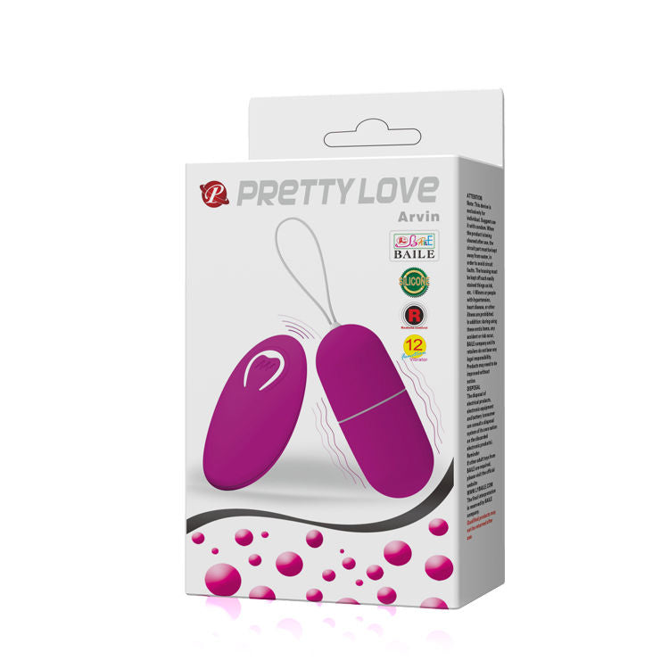 PRETTY LOVE OVO VIBRAToRIO ARVIN CONTROLE REMOTO 12V