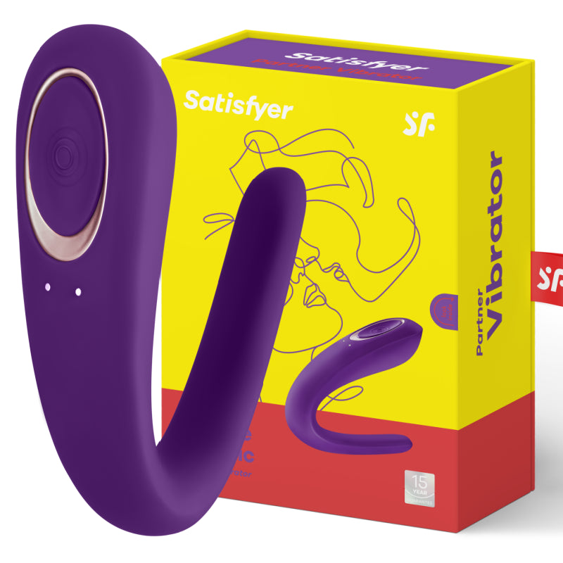 SATISFYER VIBRADOR DE BRINQUEDO DO PARCEIRO ESTIMULANDO AMBOS OS PARCEIROS