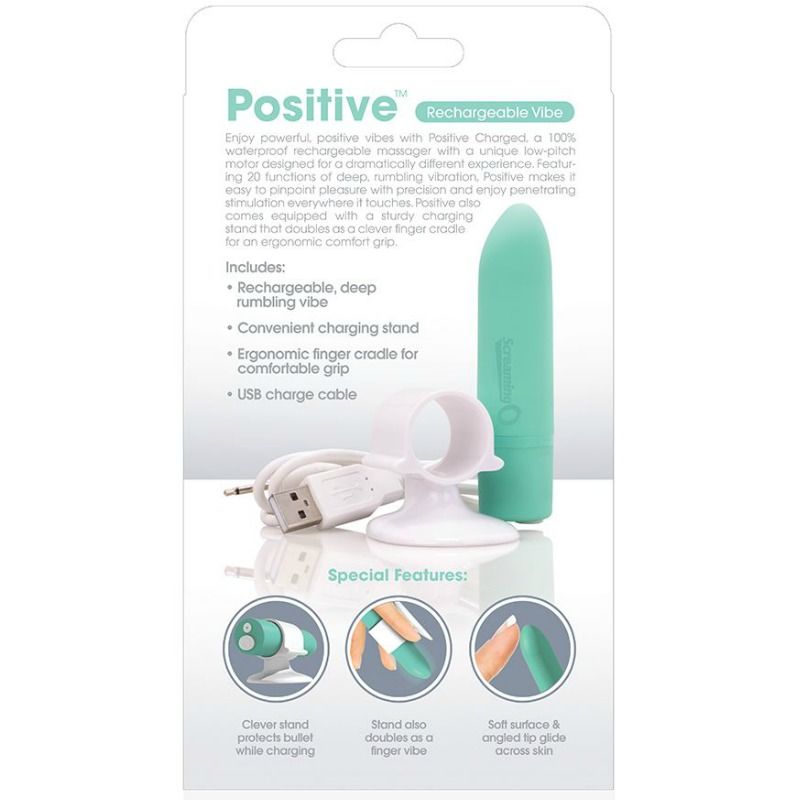 SCREAMING O MASSAGER RECARREGVEL POSITIVO VERDE