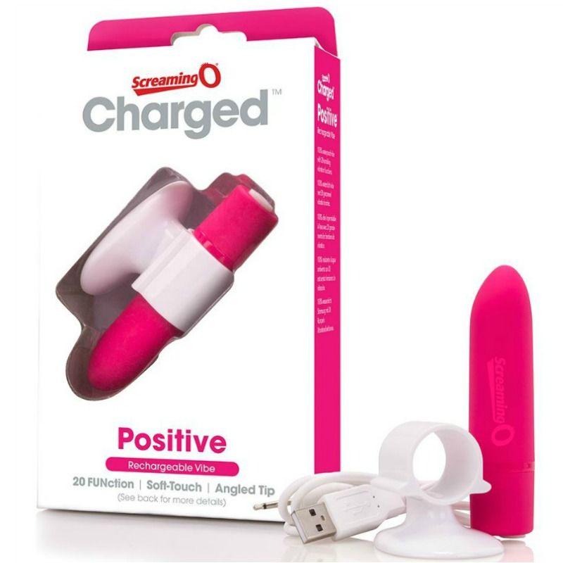 SCREAMING O MASSAGER RECARREGVEL POSITIVO ROSA