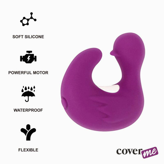 COVERME DEDAL DE PATO ESTIMULANTE DE SILICONE RECARREGaVEL DUCKYMANIA