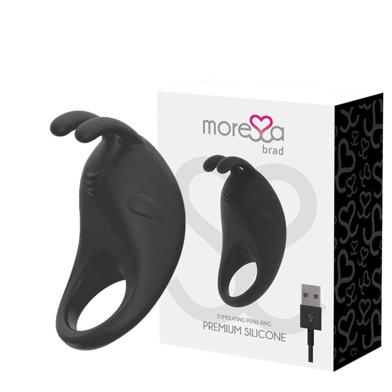 MORESSA BRAD PREMIUM SILICONE RECARREGVEL PRETO