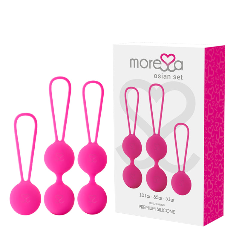 MORESSA CONJUNTO OSIAN PREMIUM SILICONE ROSA