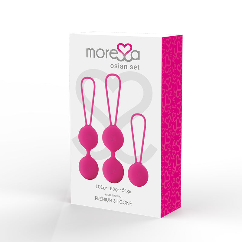 MORESSA CONJUNTO OSIAN PREMIUM SILICONE ROSA