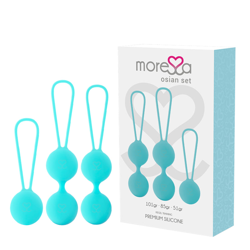 MORESSA CONJUNTO OSIAN SILICONE PREMIUM TURQUESA