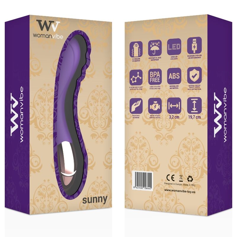 WOMANVIBE SUNNY SILICONE VIBRADOR RECARREGaVEL