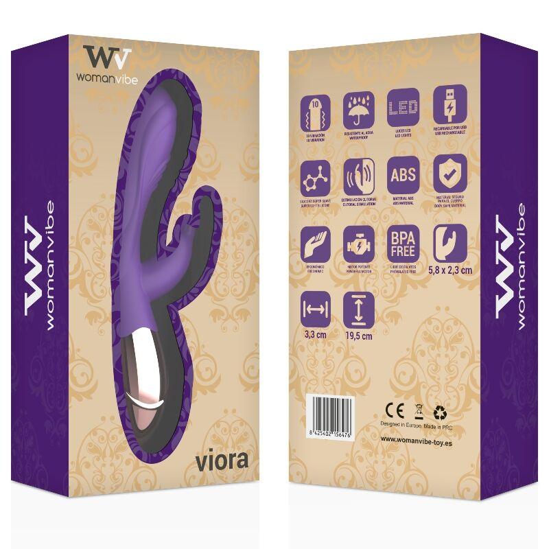 WOMANVIBE VIORA SILICONE RECARREGaVEL VIBRADOR