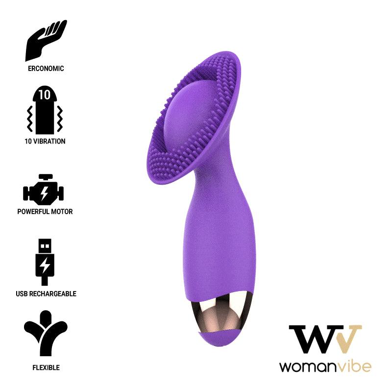 WOMANVIBE SILICONE RECARREGaVEL DE ESTIMULADOR DE CACHORRO